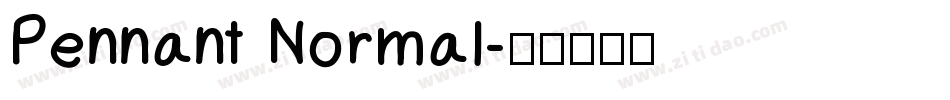 Pennant Normal字体转换